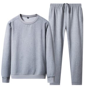 Men's Round Neck Sweatshirt And Sweatpants