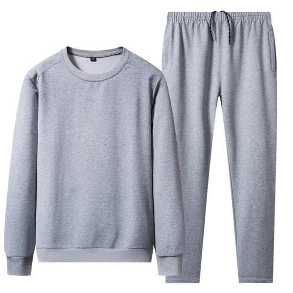 Men's Round Neck Sweatshirt And Sweatpants