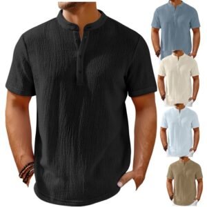 Stripes Henley Shirt